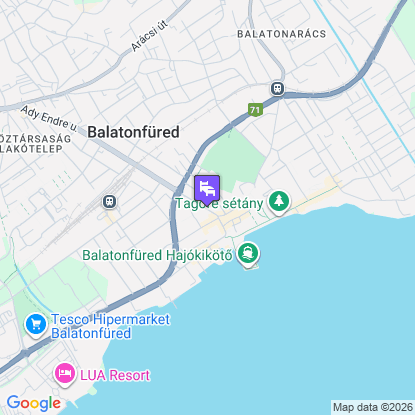 Astoria Hotel és Étterem a térképen