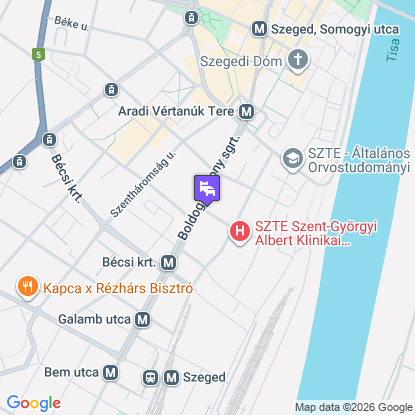 Auris Hotel Szeged a t�rk�pen