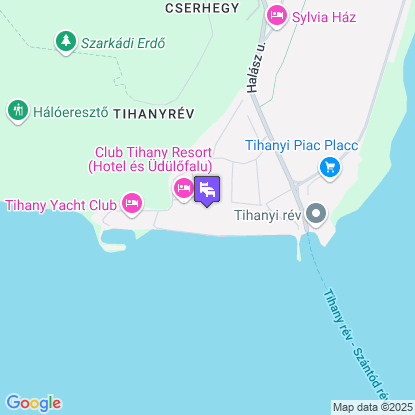 Club Tihany Hotel a térképen