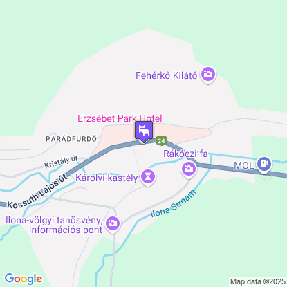 Erzsébet Park Hotel a térképen