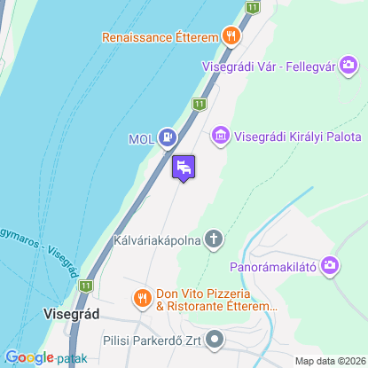 Ezüstfenyő Üdülő a térképen
