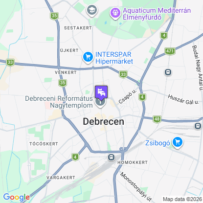 Hilton Garden Inn Debrecen City Center a térképen