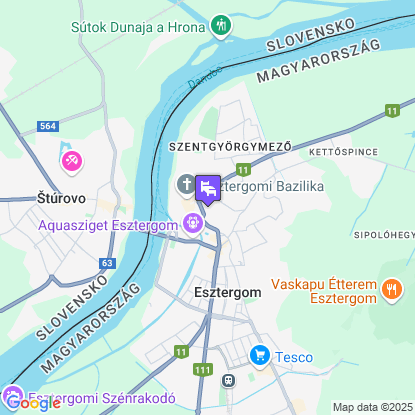 Hotel Adalbert - Szent Tams Hz a trkpen