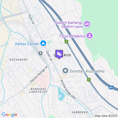 Hotel Árpád a térképen