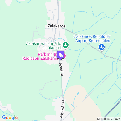 Hotel Forrás Zalakaros a térképen
