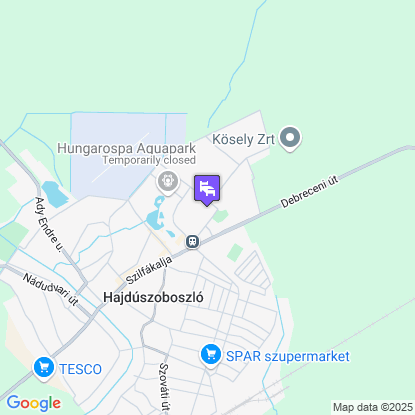 Silver Hotel a térképen