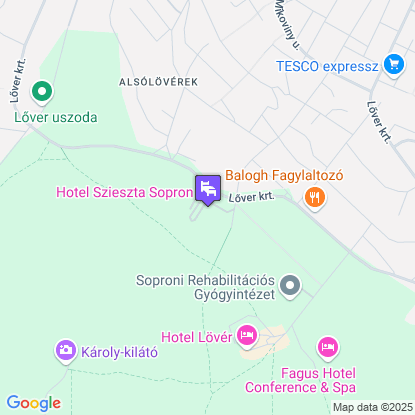 Hotel Szieszta a térképen