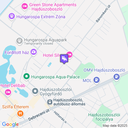 Hotel Hőforrás a térképen