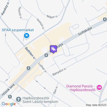 Járja Panzió a térképen