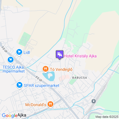 Kristály Hotel Konferencia & Wellness a térképen