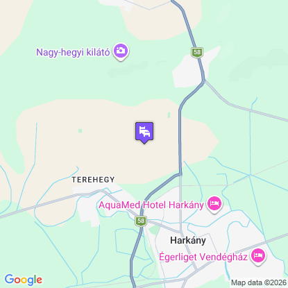 Lídia Hotel Harkány a térképen