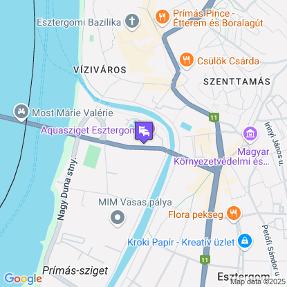 Portobello Wellness & Yacht Hotel Esztergom a térképen