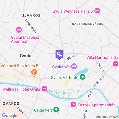 Szamócás Apartman a térképen