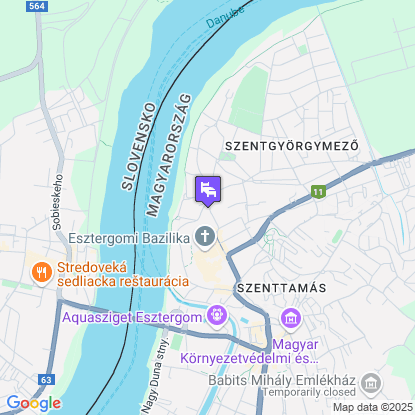 Hotel Adalbert - Szent György Ház a térképen