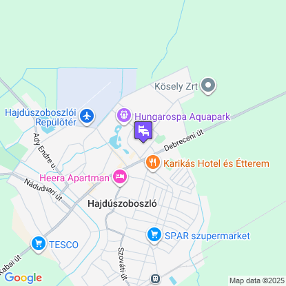 Hunguest Hotel Apollo a térképen